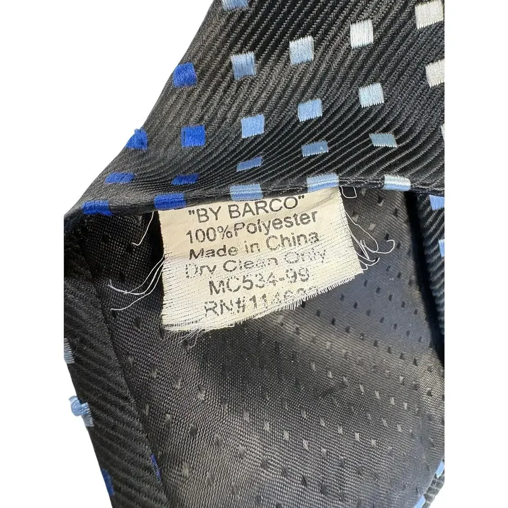 BY BARCO Men's Geometric Pattern Tie